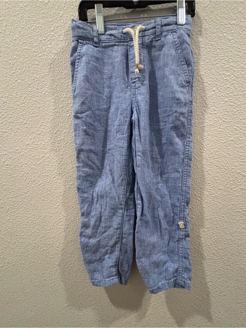 Gymboree Light Blue Drawstring Jogger Pants
